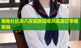 海角社区进八发展新篇章共筑美好幸福家园