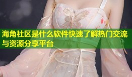 海角社区是什么软件快速了解热门交流与资源分享平台