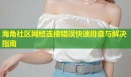 海角社区网络连接错误快速排查与解决指南