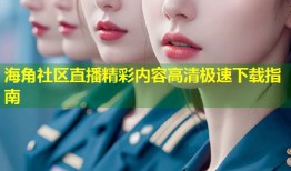 海角社区直播精彩内容高清极速下载指南