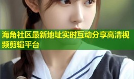 海角社区最新地址实时互动分享高清视频剪辑平台