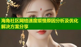 海角社区网络速度缓慢原因分析及优化解决方案分享