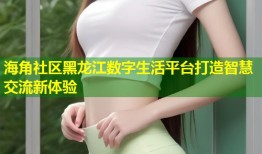海角社区黑龙江数字生活平台打造智慧交流新体验