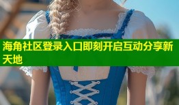 海角社区登录入口即刻开启互动分享新天地