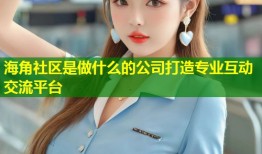 海角社区是做什么的公司打造专业互动交流平台