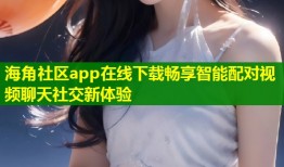 海角社区app在线下载畅享智能配对视频聊天社交新体验