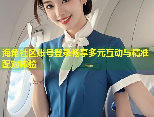 海角社区账号登录畅享多元互动与精准配对体验